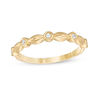 Thumbnail Image 1 of Diamond Accent Alternating Marquise and Round Bubble Band in 10K Gold