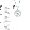 Thumbnail Image 1 of 1/2 CT. Certified Canadian Diamond Solitaire Tension Pendant in 14K White Gold (I/I2) - 17"