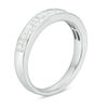 Thumbnail Image 2 of 5/8 CT. T.W. Princess-Cut Diamond Two Row Wedding Band in 14K White Gold