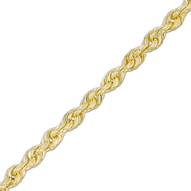 Main Image 1 of 050 Gauge Rope Chain Bracelet in 10K Gold - 8.5"