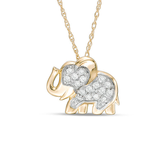 50 ct. t.w. Diamond Elephant Bracelet in 18kt Gold Over Sterling |  Ross-Simons