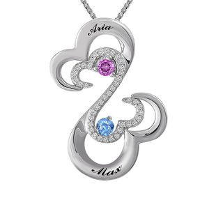 Open Hearts Family by Jane Seymour™ Couple's Birthstone ...