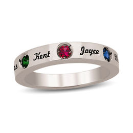 Mother's Birthstone Ring (1-5 Stones and Names)