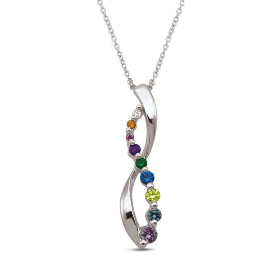 zales mothers day birthstone necklace