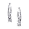 Thumbnail Image 1 of 1/3 CT. T.W. Diamond Drop Earrings in 10K White Gold