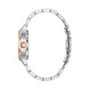 Thumbnail Image 2 of Ladies' Bulova Automatic Diamond Accent Two-Tone Watch with Mother-of-Pearl Skeleton Dial (Model: 98P170)