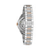 Thumbnail Image 3 of Ladies' Bulova Automatic Diamond Accent Two-Tone Watch with Mother-of-Pearl Skeleton Dial (Model: 98P170)