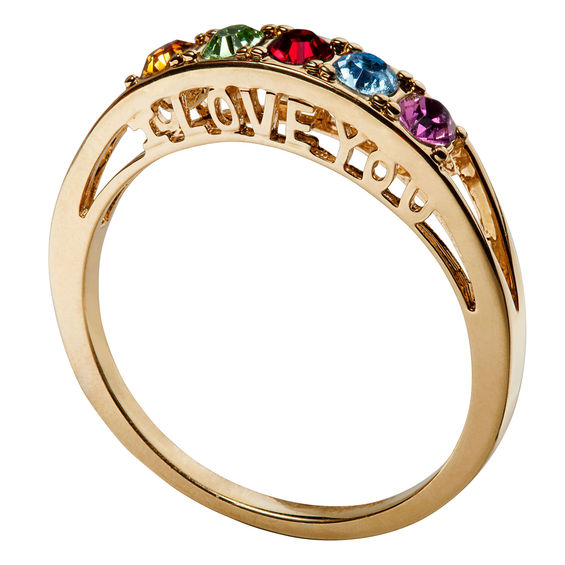 Diamond I LOVE YOU Ring 10k gold - ayanawebzine.com