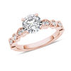 Thumbnail Image 1 of 1 CT. T.W. Diamond Vintage-Style Engagement Ring in 14K Rose Gold