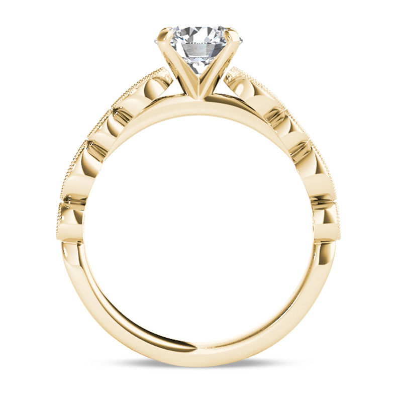 1 CT. T.W. Diamond Vintage-Style Engagement Ring in 14K Gold