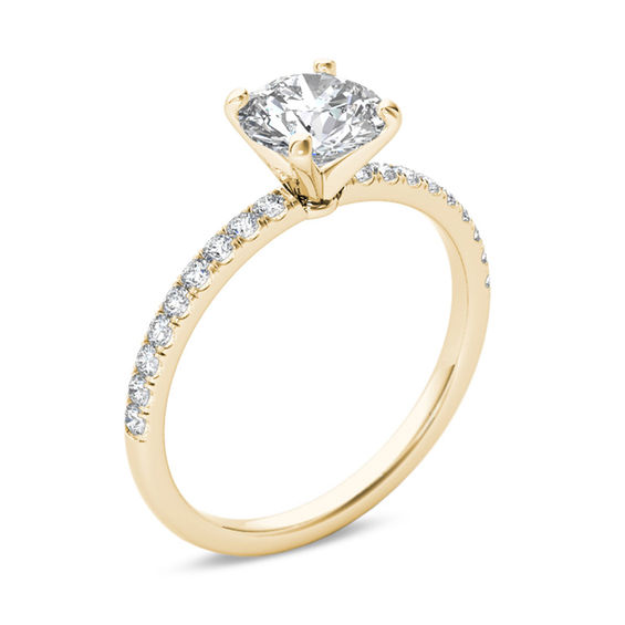 1 CT. T.w. Diamond Engagement Ring in 14K Gold