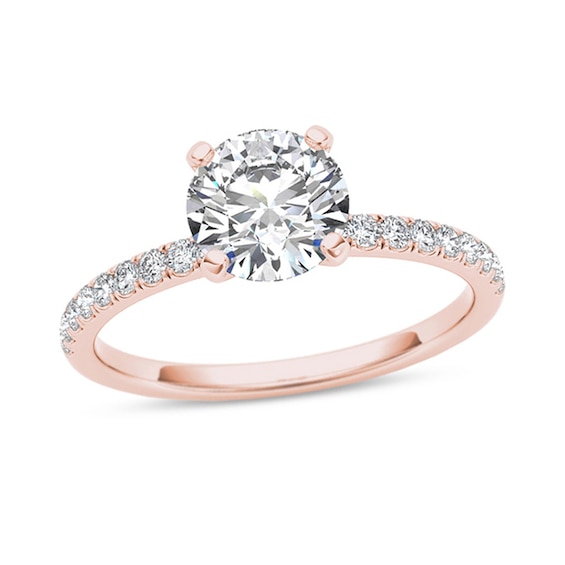 1 CT. T.w. Diamond Engagement Ring in 14K Rose Gold