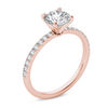 Thumbnail Image 1 of 1 CT. T.W. Diamond Engagement Ring in 14K Rose Gold