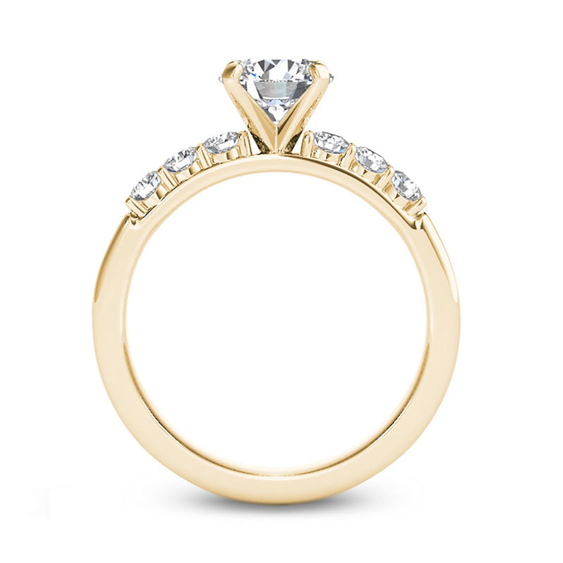 1 CT. T.W. Diamond Seven Stone Engagement Ring in 14K Gold