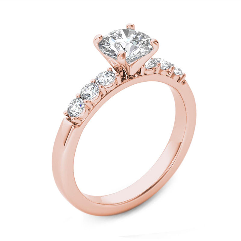 1 CT. T.W. Diamond Engagement Ring in 14K Rose Gold