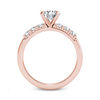 Thumbnail Image 2 of 1 CT. T.W. Diamond Engagement Ring in 14K Rose Gold