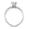 Thumbnail Image 3 of 1-1/5 CT. T.W. Diamond Triple Row Engagement Ring in 14K White Gold