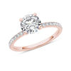 Thumbnail Image 0 of 1-1/5 CT. T.W. Diamond Engagement Ring in 14K Rose Gold