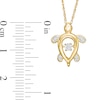 Thumbnail Image 2 of Unstoppable Love™ Diamond Accent Turtle Pendant in 10K Gold