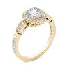 Thumbnail Image 1 of 1-1/5 CT. T.W. Diamond Frame Vintage-Style Engagement Ring in 14K Gold