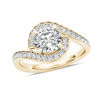 Thumbnail Image 0 of 1-1/2 CT. T.W. Diamond Bypass Engagement Ring in 14K Gold