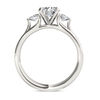 Thumbnail Image 2 of 1-1/2 CT. T.W. Diamond Three Stone Engagement Ring in 14K White Gold