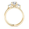 Thumbnail Image 2 of 1-1/2 CT. T.W. Diamond Three Stone Engagement Ring in 14K Gold