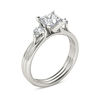 Thumbnail Image 2 of 1-1/2 CT. T.W. Princess-Cut Diamond Three Stone Engagement Ring in 14K White Gold