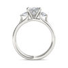 Thumbnail Image 3 of 1-1/2 CT. T.W. Princess-Cut Diamond Three Stone Engagement Ring in 14K White Gold