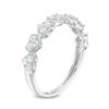 Thumbnail Image 2 of 1/3 CT. T.W. Diamond Heart Wedding Band in 10K White Gold