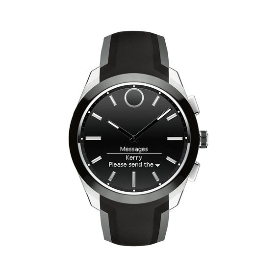 Men's Movado BoldÂ® Motion Connected II Black IP Strap Smart Watch (Model: 3660012)