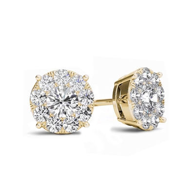 1/6 Cttw. Jewel Tie Solid 10k White Gold Round Black Diamond Infinity Dangle Screwback Earrings 