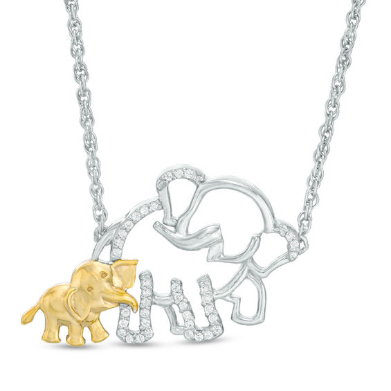 Zales elephant deals necklace