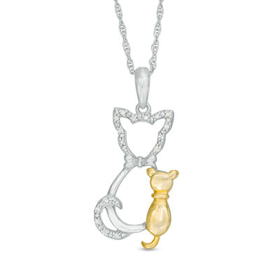 kitten necklace