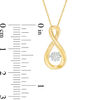 Thumbnail Image 1 of Composite Diamond Accent Infinity Pendant in 10K Gold