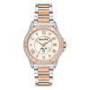 Thumbnail Image 1 of Ladies' Bulova Marine Star 1/10 CT. T.W. Diamond Two-Tone Watch with Mother-of-Pearl Dial (Model: 98R234)