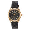 Thumbnail Image 1 of Ladies' Citizen Eco-Drive® LTR Rose-Tone Strap Watch with Black Dial (Model: FE6083-13E)