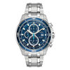 Thumbnail Image 1 of Men's Citizen Eco-Drive® Brycen Super Titanium™ Chronograph Watch with Blue Dial (Model: CA0349-51L)