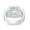 Thumbnail Image 2 of 3 CT. T.W. Princess-Cut Diamond Past Present Future® Double Frame Engagement Ring in 14K White Gold