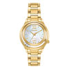Thumbnail Image 1 of Ladies' Citizen Eco-Drive® L Sunrise LS Diamond Accent Gold-Tone Watch with Mother-of-Pearl Dial (Model: EM0512-58D)