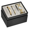 Thumbnail Image 0 of Ladies' Exclusive Bulova Crystal Accent Gold-Tone Watch and Bangle Boxed Set (Model: 98X115)