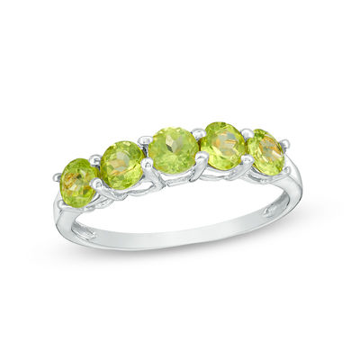 1.80 Ct Round Green Peridot Sky Blue Aquamarine 925 Sterling Silver Ring 1.80 Ct Round Green Peridot Sky Blue Aquamarine 925 Sterling Silver Ring