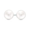Thumbnail Image 1 of Blue Lagoon® by Mikimoto 6.5-7.0mm Freshwater Cultured Pearl Stud Earrings in 14K White Gold