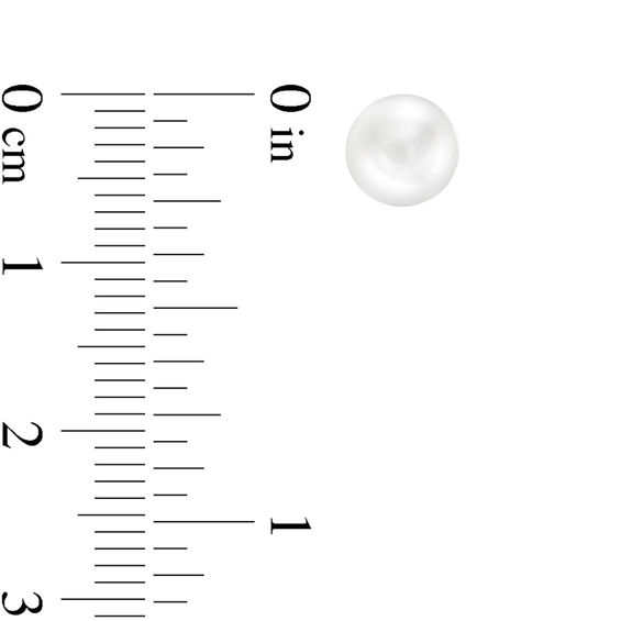 Blue Lagoon® by Mikimoto 6.5-7.0mm Freshwater Cultured Pearl Stud Earrings in 14K White Gold