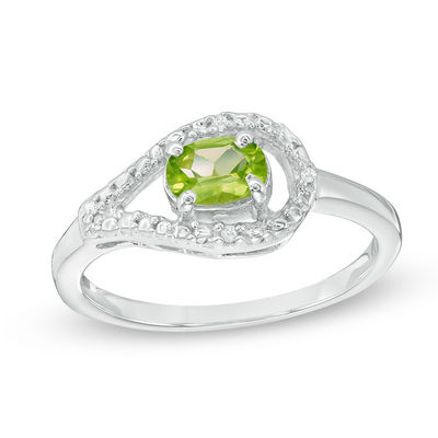 zales peridot ring