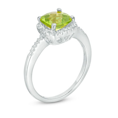 Details about   925 Sterling Silver 0.25 Ctw Peridot Solitaire Accent Dazzling Ring