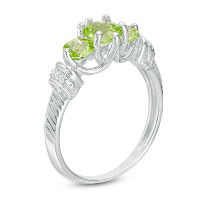 zales peridot ring