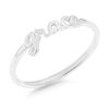 Thumbnail Image 3 of Lowercase Script Name Ring in Sterling Silver (1 Line)
