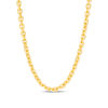 Thumbnail Image 1 of Men's 4.8mm Cable Chain Link Necklace in 10K Gold - 22"