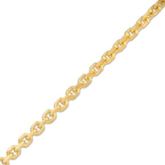 Men's 4.8mm Cable Chain Link Bracelet in 10K Gold - 8.5